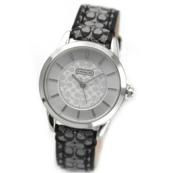Coach Signature Index Signature Strap Watch - Picture 2 of 11